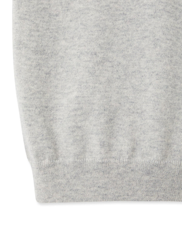 N.Peal Boys Cashmere Slipover Fumo Grey