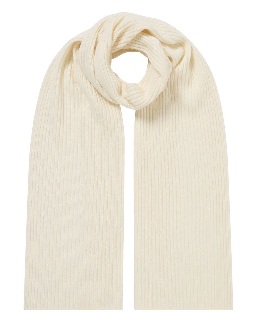 小物 22SS WHITE CASHMERE HERRINGSBONE SCARF 22SS WHITE CASHMERE