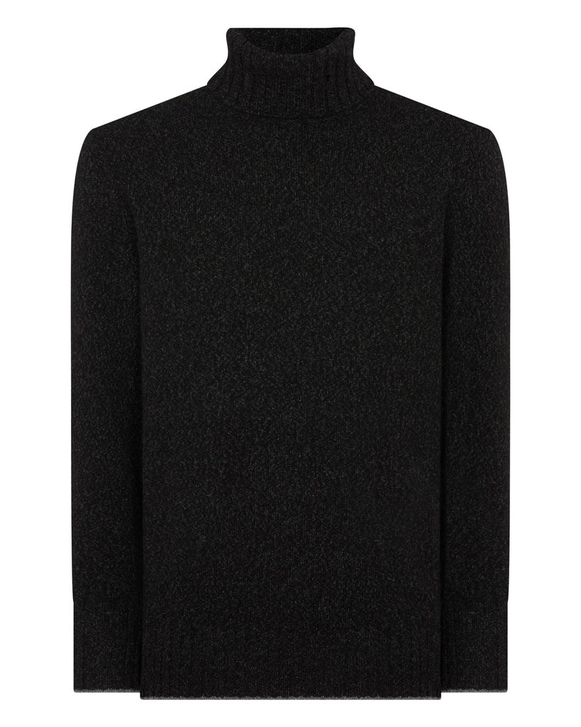 【名品図鑑】Cruciani wool turtle neck jumper Cruciani | Melange Cashmere Turtleneck Sweater in Gery | SARTALE