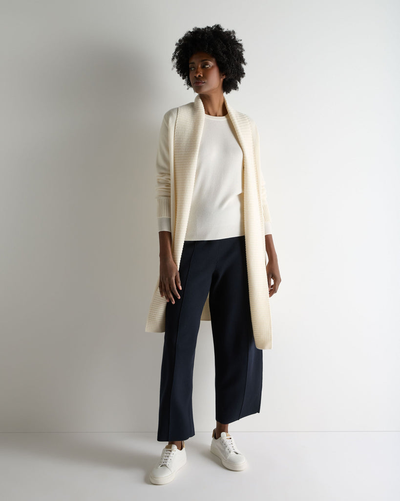 トップス NOTREemor back hole Volume Knit ivory back hole Volume Knit – NOTRE émor