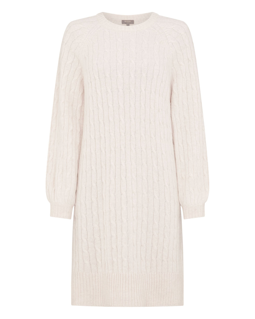 White cashmere shop sweater dress