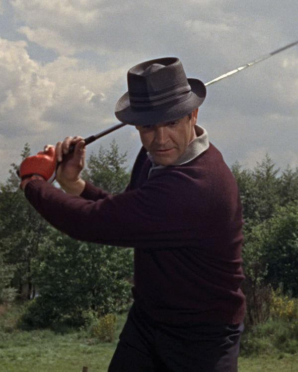 N.Peal 007 Short Sleeve Cotton Cashmere Collared Polo T Shirt Smoke Grey