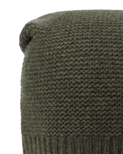 N.Peal Unisex Beanie Cashmere Hat Moss Green