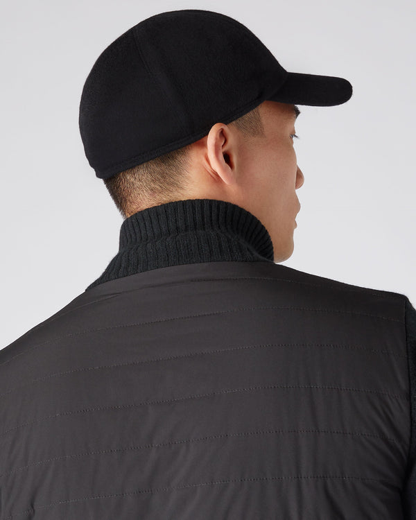 N.Peal Unisex Cashmere Cap Black