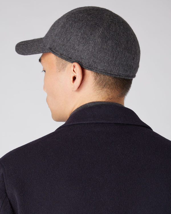 N.Peal Unisex Cashmere Cap Dark Grey