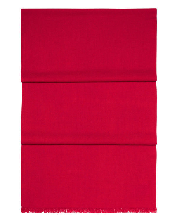 N.Peal Women's Pashmina Cashmere Stole Riding Red