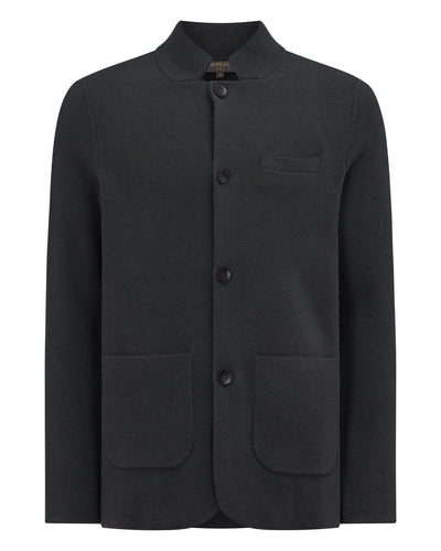 N.Peal Men's Grosvenor Milano Cashmere Jacket Anthracite Grey