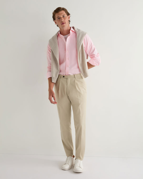 Men's Cannes Soft Cotton Flannel Shirt Pink