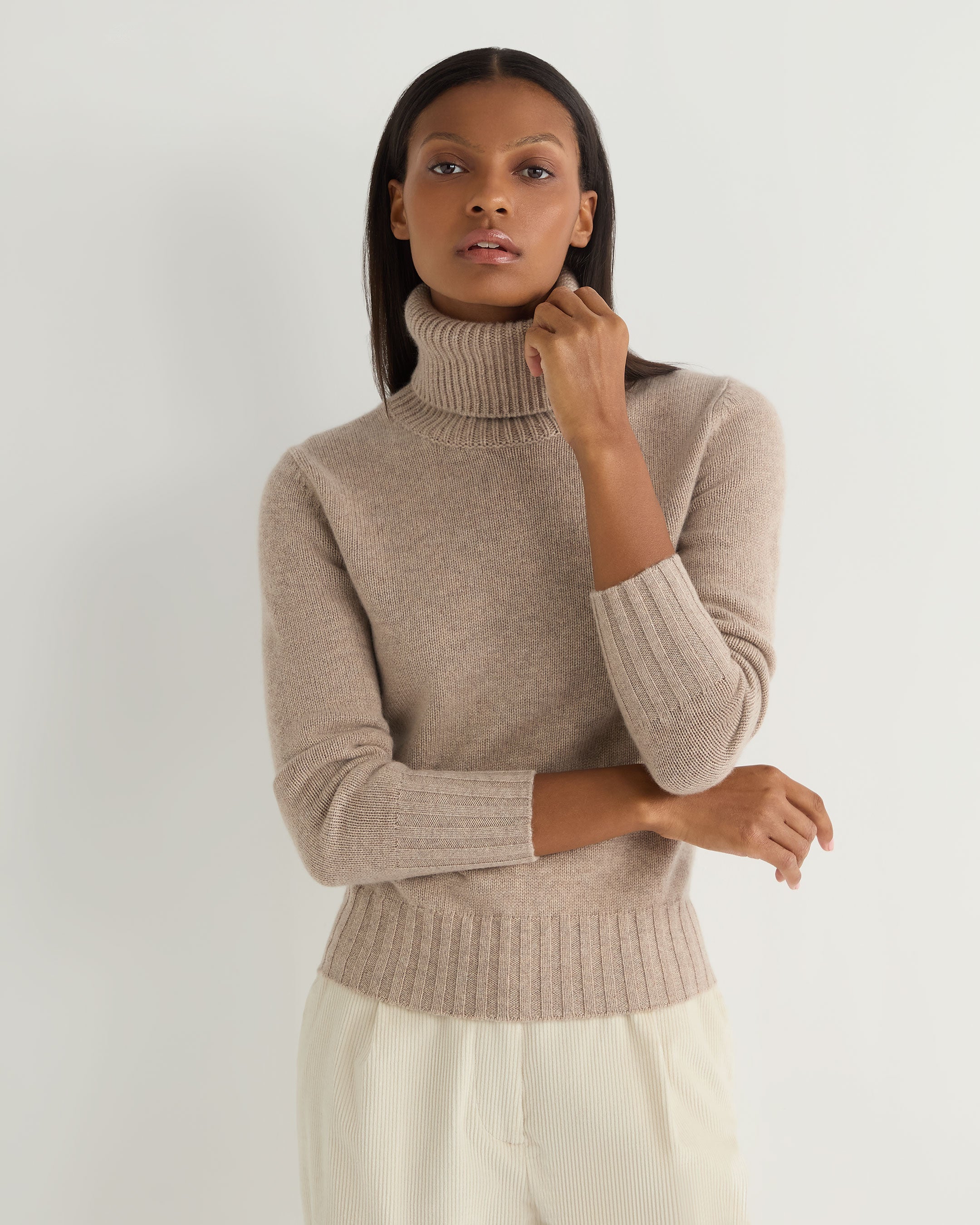 Chunky polo neck online