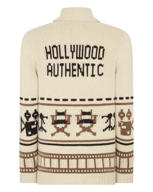 Hollywood Authentic The Hollywood Authentic Cardigan Beige Brown