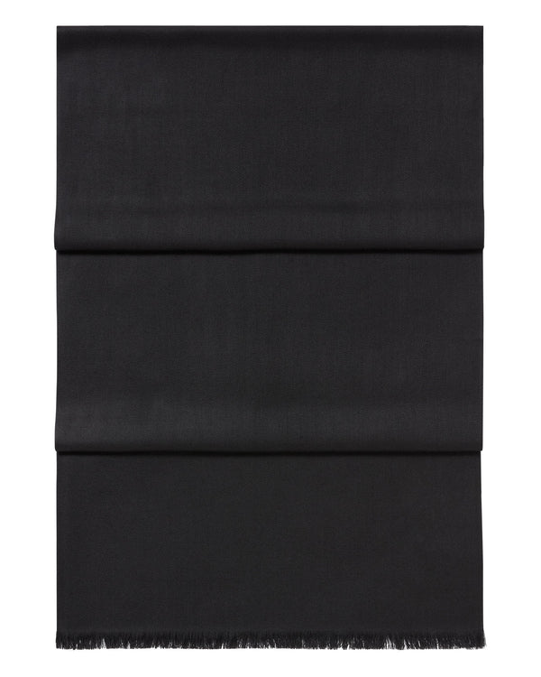 N.Peal Women's Pashmina Cashmere Stole Deep Charcoal Grey