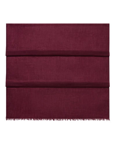N.Peal Women's Ultrafine Pashmina Cashmere Shawl Bordeaux Red