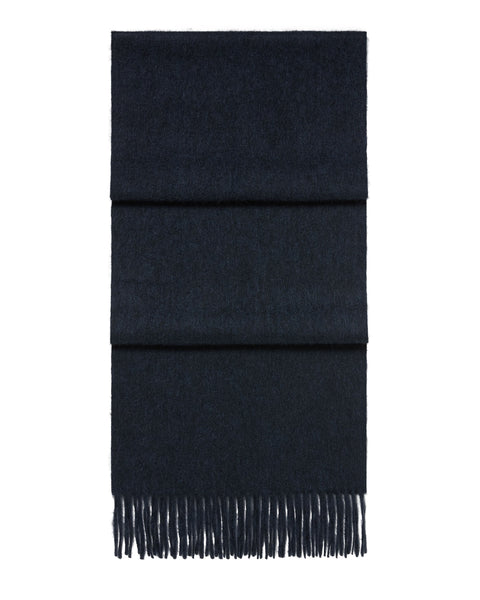 Unisex Woven Cashmere Scarf Indigo Blue | N.Peal