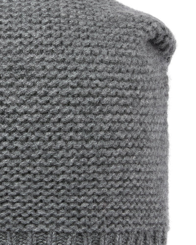 N.Peal Unisex Beanie Cashmere Hat Elephant Grey