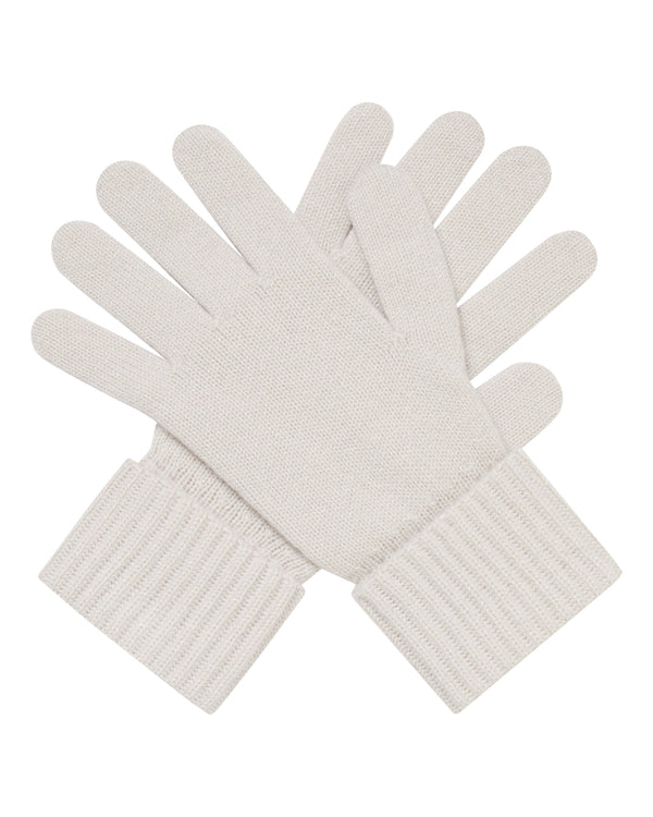 Women's Ribbed Cashmere Gloves With Lurex 1