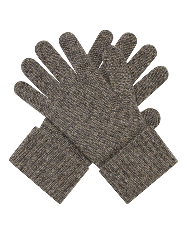 Women's Ribbed Cashmere Gloves 1
