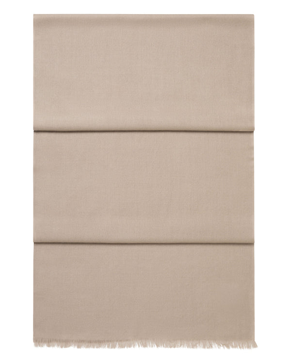 N.Peal Women's Pashmina Cashmere Stole Cashew Brown
