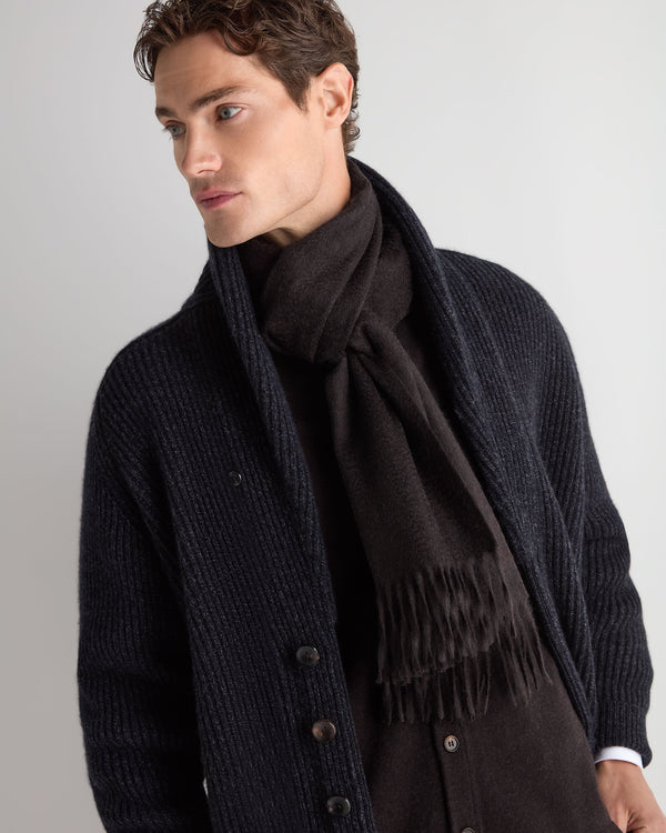 Unisex Large Woven Cashmere Scarf 2
