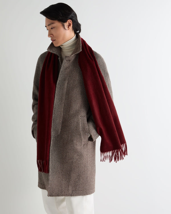 Unisex Large Woven Cashmere Scarf 5