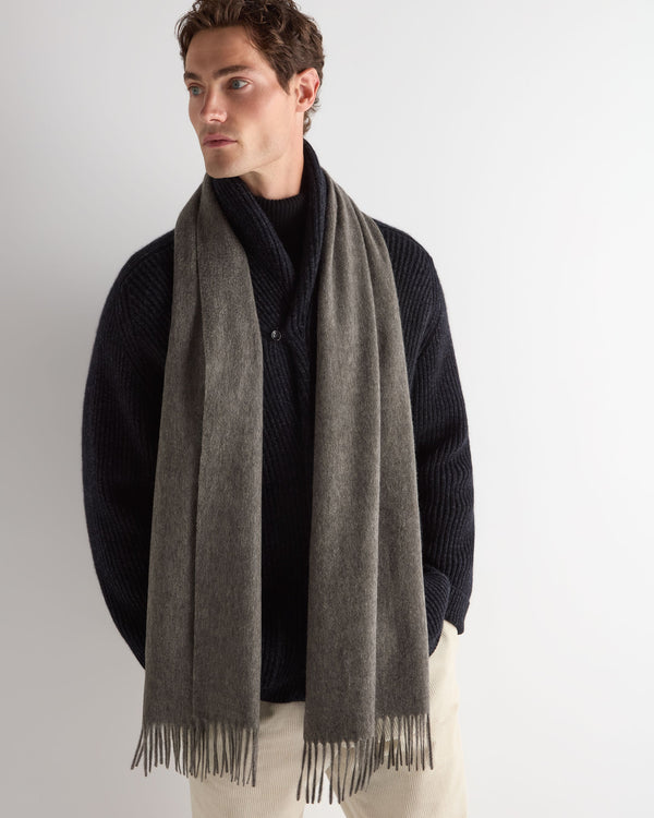 Unisex Large Woven Cashmere Scarf 3