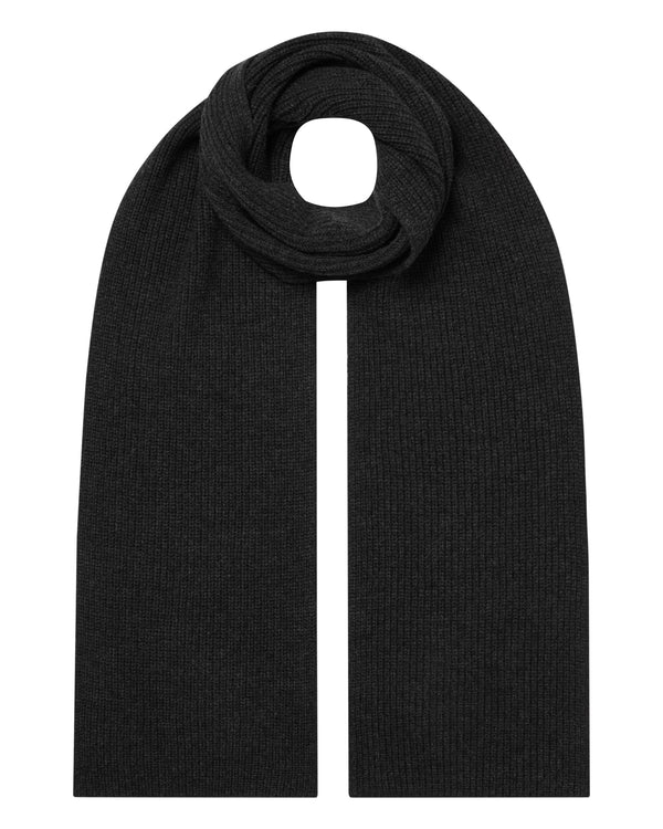 Unisex Ribbed Cashmere Scarf 1
