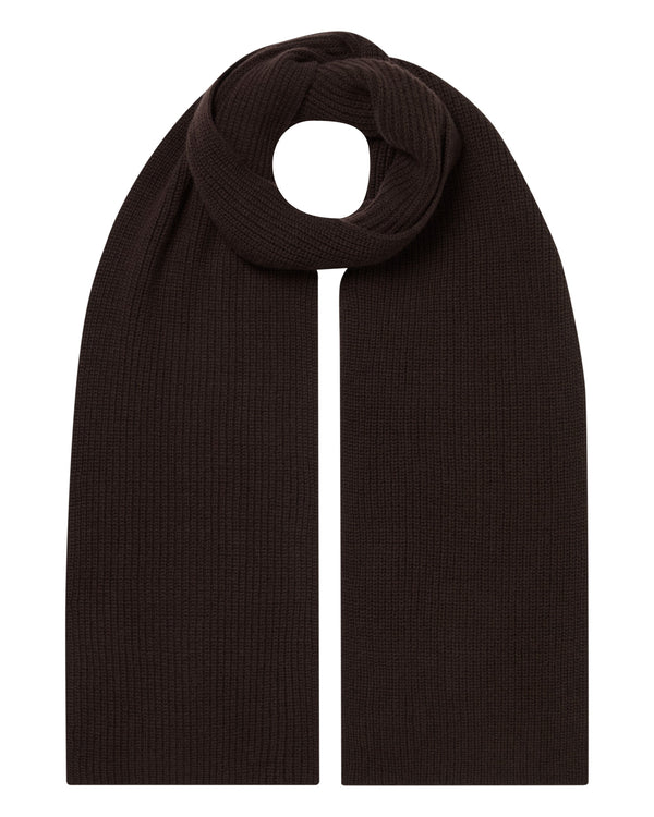 Unisex Ribbed Cashmere Scarf 1