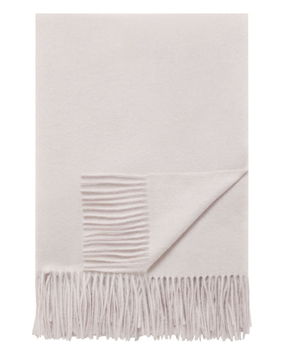 N.Peal Unisex Woven Cashmere Blanket Snow Grey