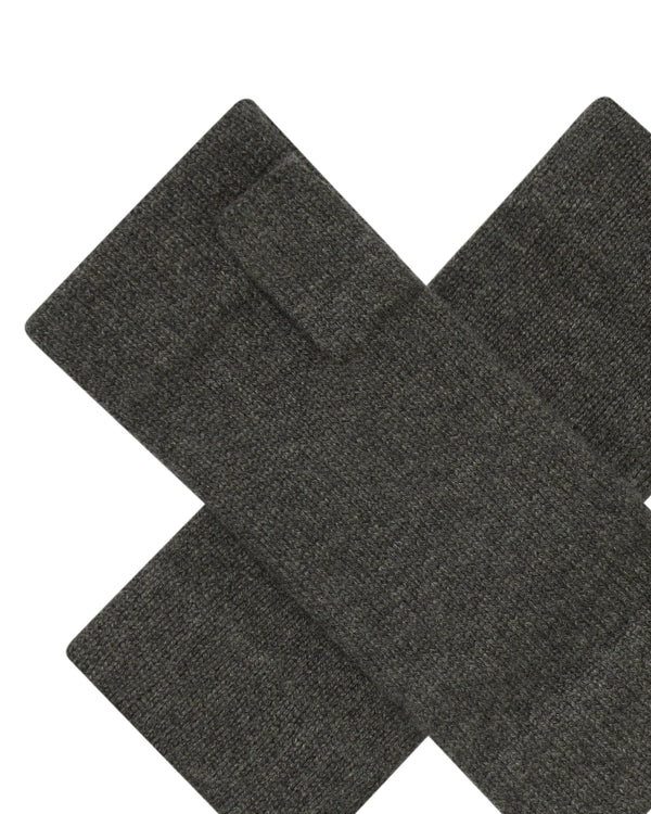 Unisex Fingerless Cashmere Gloves  2