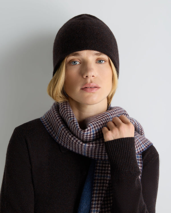 Unisex Double Layer Cashmere Beanie 2