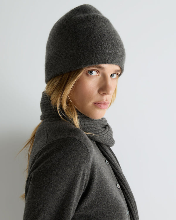 Unisex Double Layer Cashmere Beanie  4