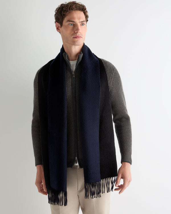 Unisex Doubleface Woven Cashmere Scarf 5