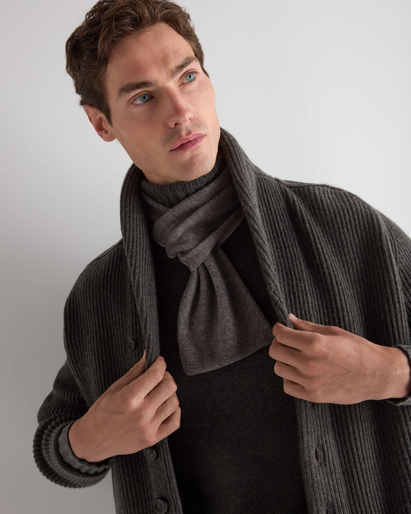 Men's Two Tone Small Cashmere Scarf 3