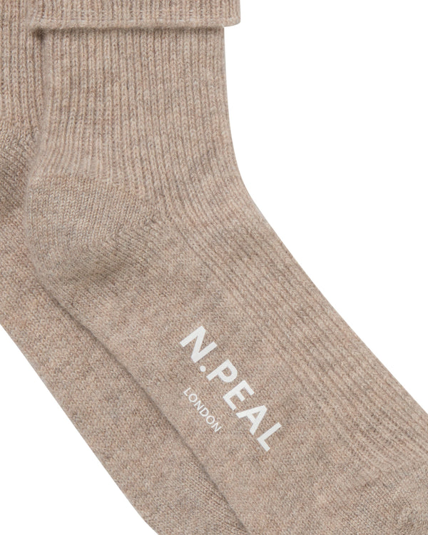 Unisex Cashmere Rib Bed Socks 2
