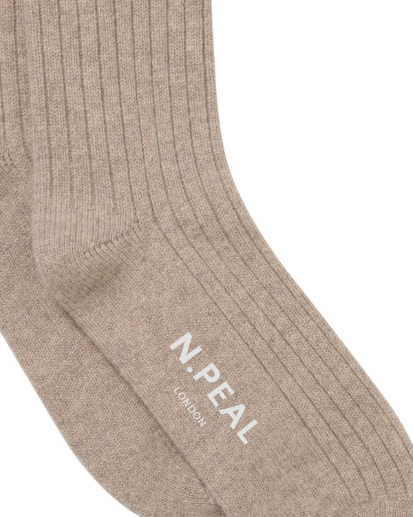 Women's Rib Cashmere House Socks 2