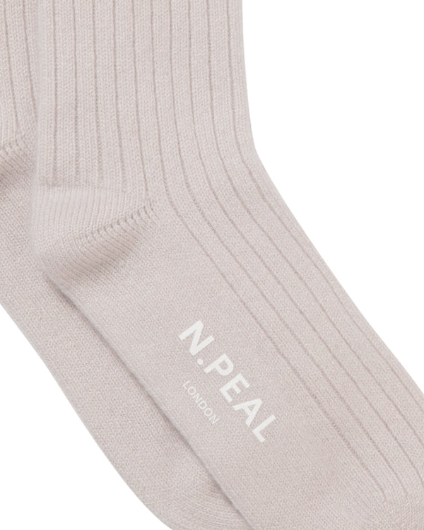 Women's Rib Cashmere House Socks 2