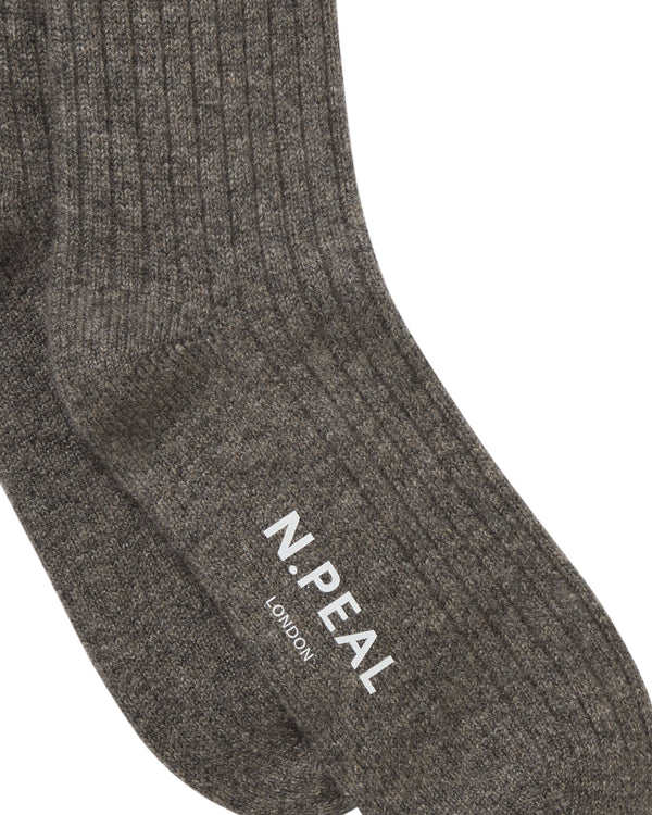 Women's Rib Cashmere House Socks 2