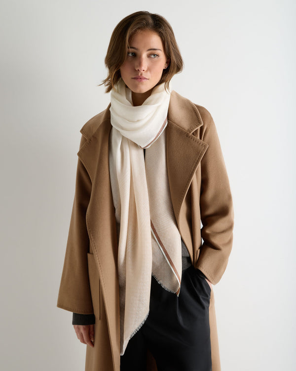 Women's Bordered Cashmere Pashmina 3