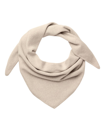 N.Peal Unisex Silk Cashmere Scarf Sandstone Brown