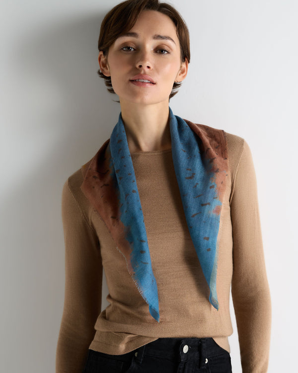 Women's Ombre Print Cashmere Foulard 2