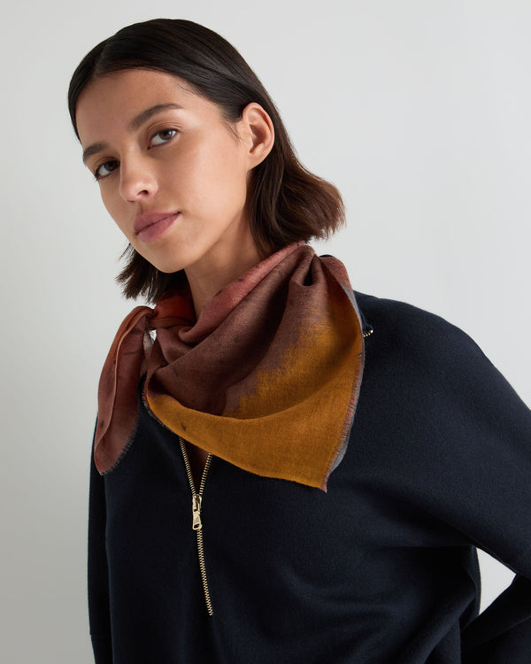 Women's Ombre Print Cashmere Foulard 3