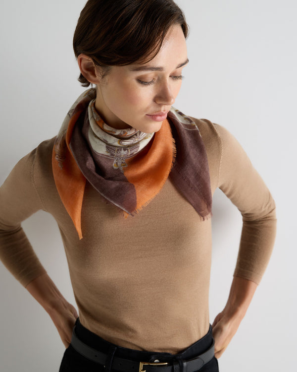 Women's Regal Print Cashmere Foulard 3