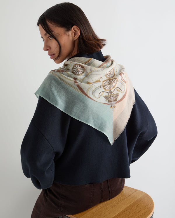 Women's Regal Print Cashmere Foulard 3