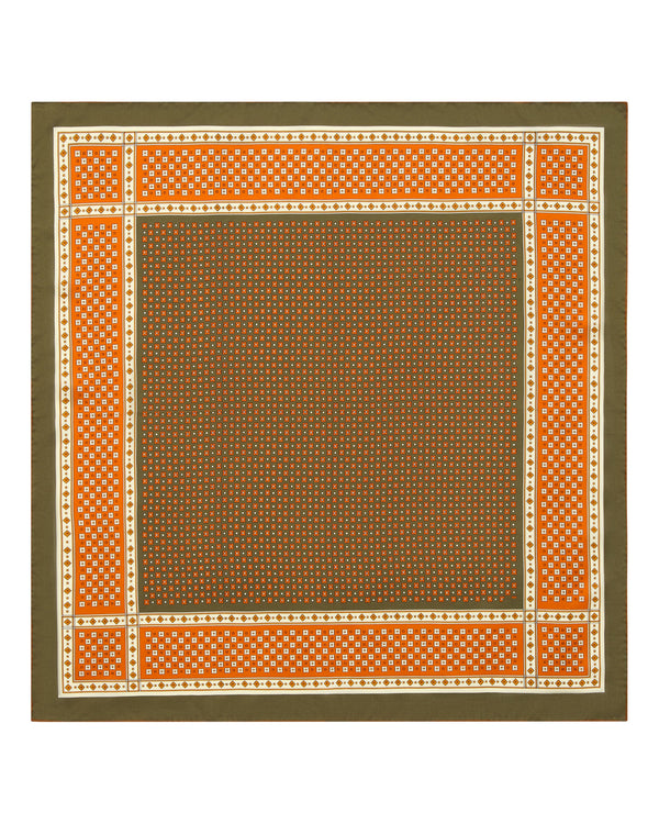 Women's Geometric Silk Foulard 1