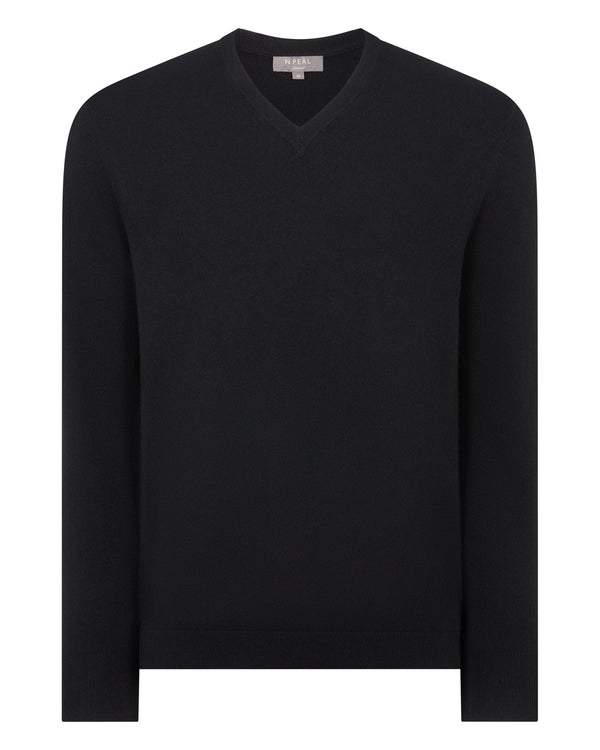 Men's Burlington V Neck Cashmere Sweater 2