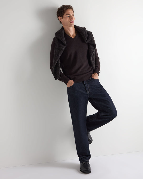 Men's Burlington V Neck Cashmere Sweater 3