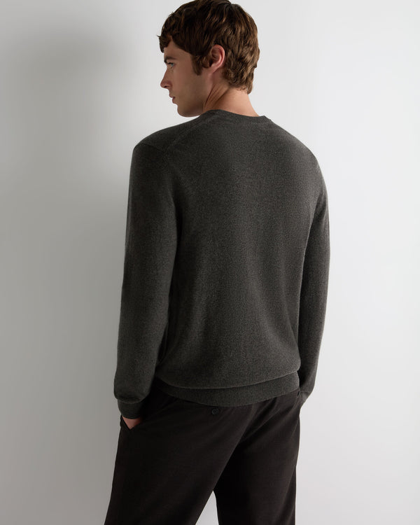Men's Burlington V Neck Cashmere Sweater  4