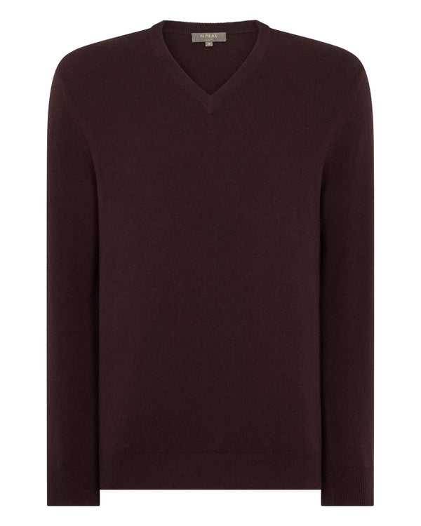 Men's Burlington V Neck Cashmere Sweater 2
