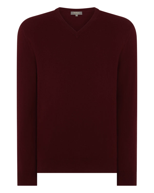 Men's Burlington V Neck Cashmere Sweater 2