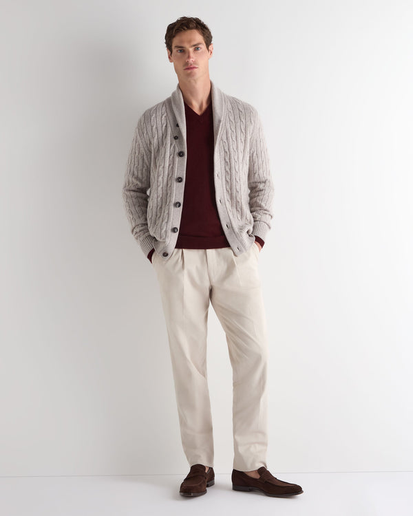 Men's Burlington V Neck Cashmere Sweater 3