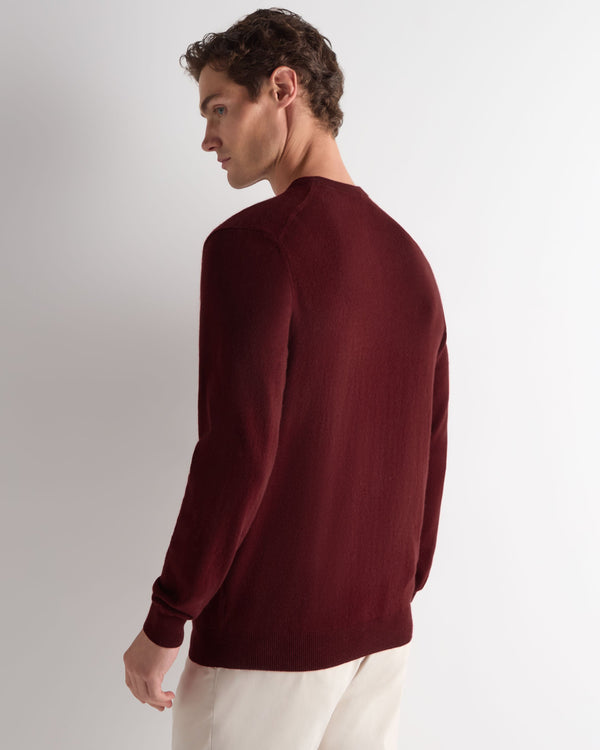 Men's Burlington V Neck Cashmere Sweater 4